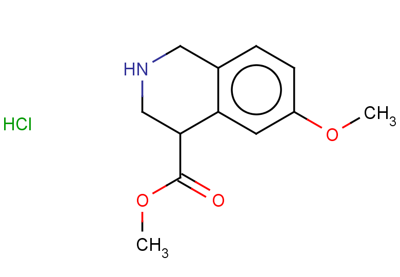 methyl 6-methoxy-1,2,3,4-tetrahydroisoquinoline-4-carboxylate hydrochloride