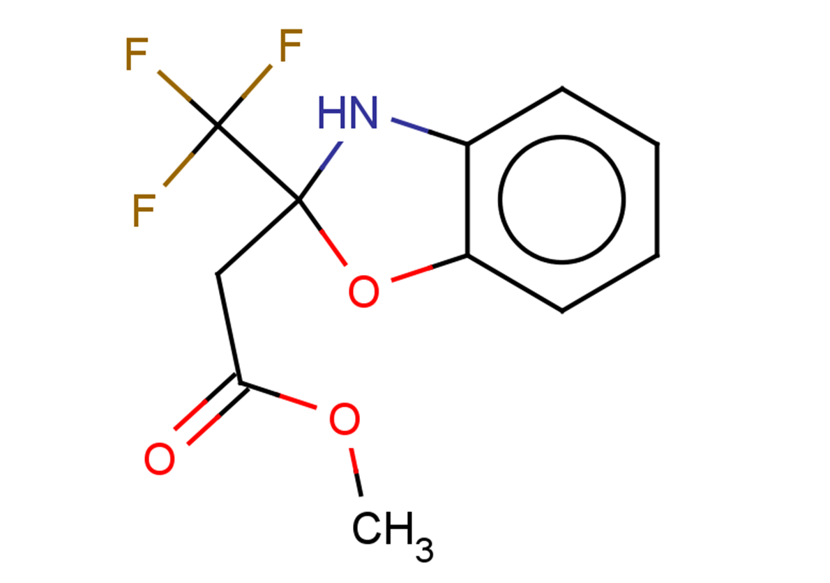 methyl 2-[2-(trifluoromethyl)-2,3-dihydro-1,3-benzoxazol-2-yl]acetate