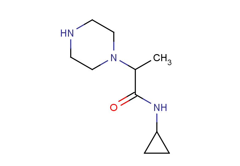 N-cyclopropyl-2-(piperazin-1-yl)propanamide