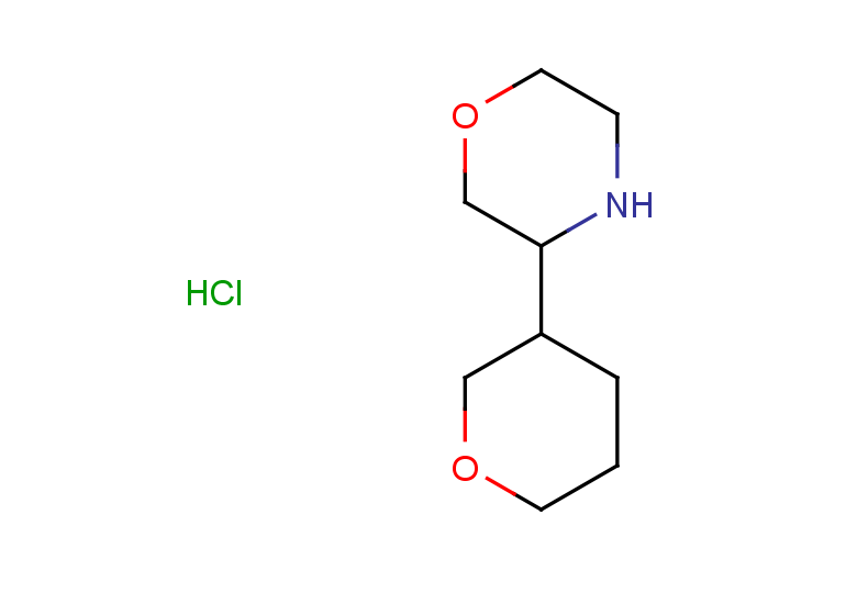 3-(oxan-3-yl)morpholine hydrochloride