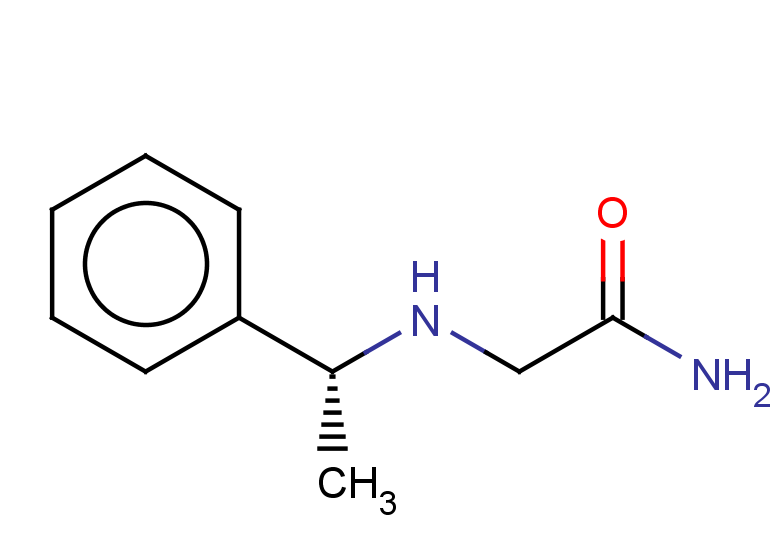 2-{[(1R)-1-phenylethyl]amino}acetamide
