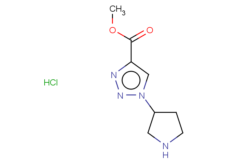 methyl 1-(pyrrolidin-3-yl)-1H-1,2,3-triazole-4-carboxylate hydrochloride