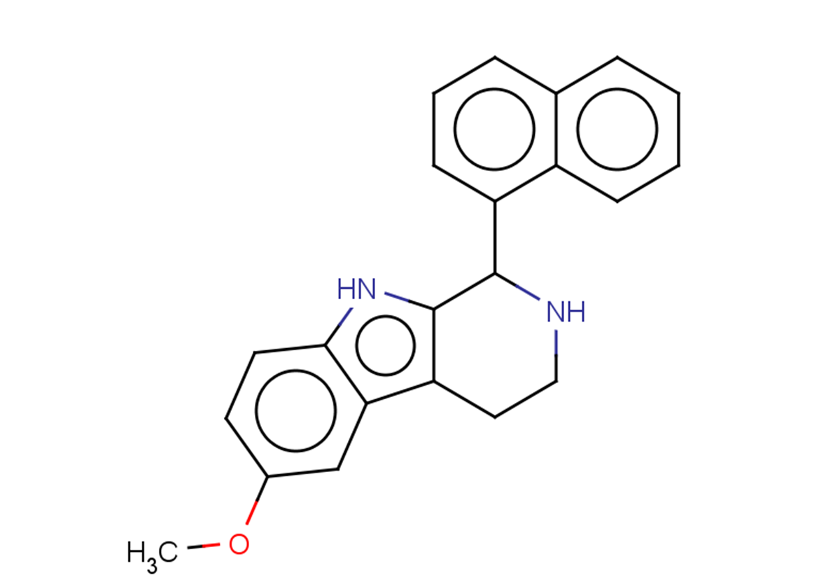 6-methoxy-1-(naphthalen-1-yl)-1H,2H,3H,4H,9H-pyrido[3,4-b]indole