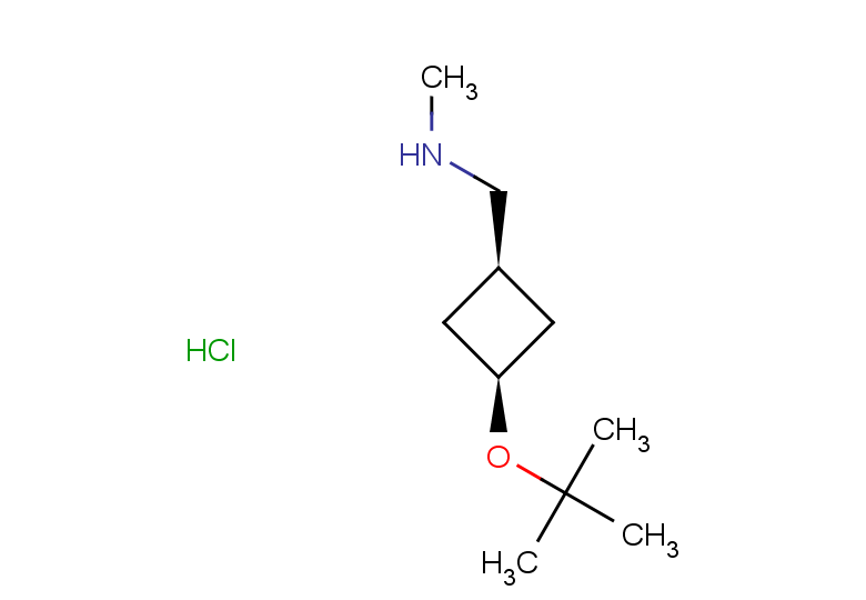 methyl({[(1s,3s)-3-(tert-butoxy)cyclobutyl]methyl})amine hydrochloride, cis