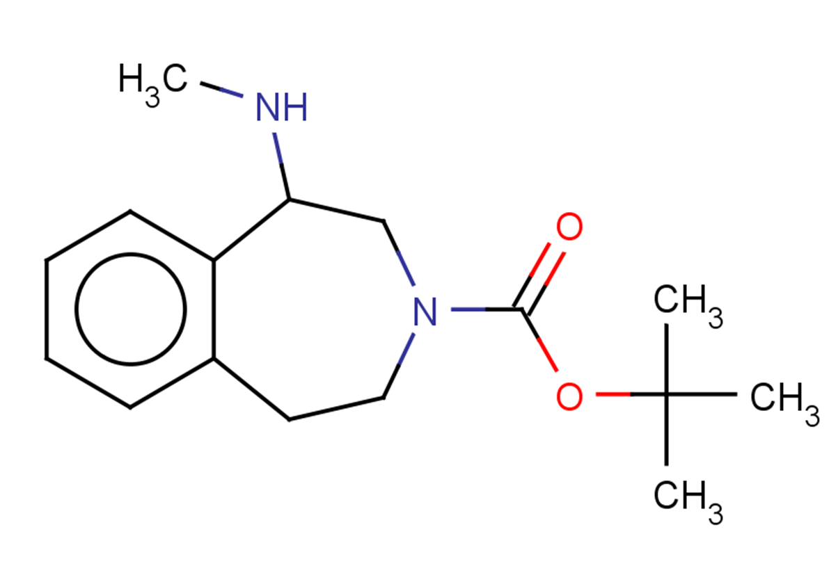 tert-butyl 1-(methylamino)-2,3,4,5-tetrahydro-1H-3-benzazepine-3-carboxylate