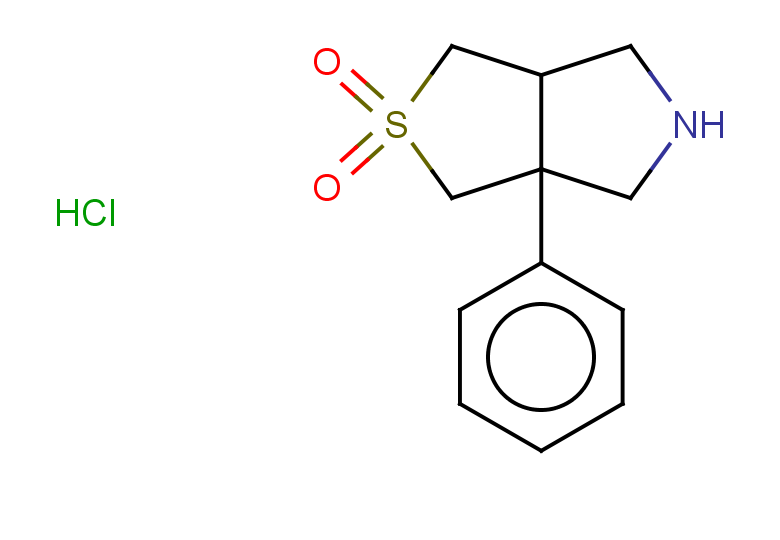 3a-phenyl-hexahydro-1H-2lambda6-thieno[3,4-c]pyrrole-2,2-dione hydrochloride
