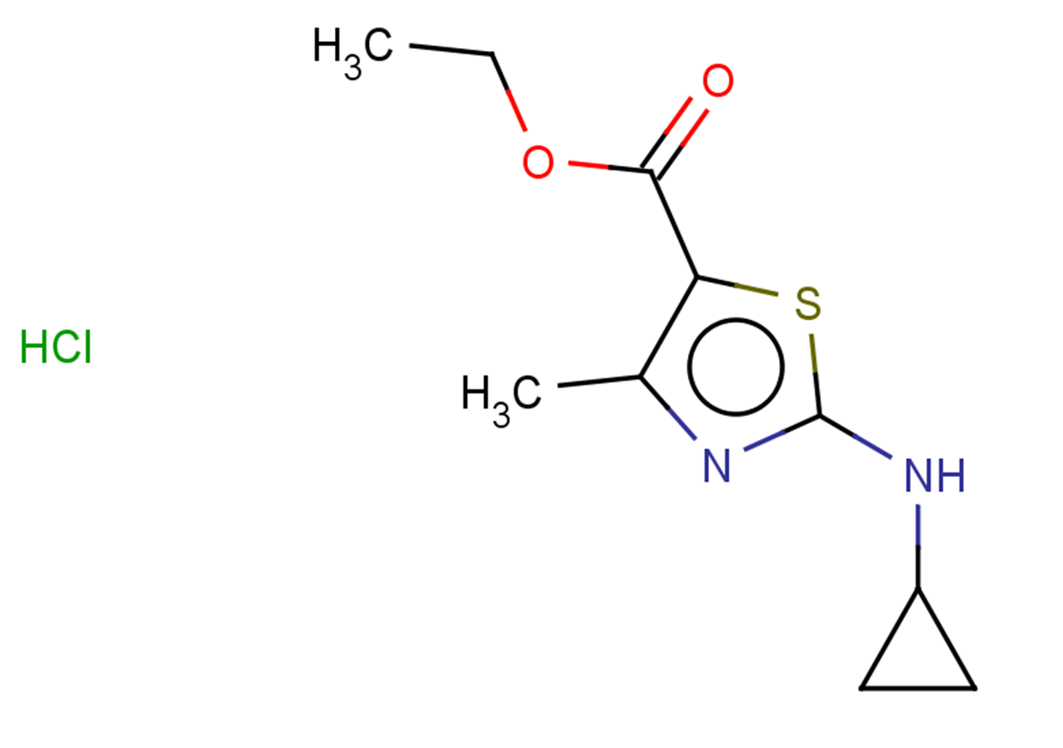 ethyl 2-(cyclopropylamino)-4-methyl-1,3-thiazole-5-carboxylate hydrochloride
