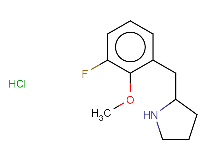 2-[(3-fluoro-2-methoxyphenyl)methyl]pyrrolidine hydrochloride
