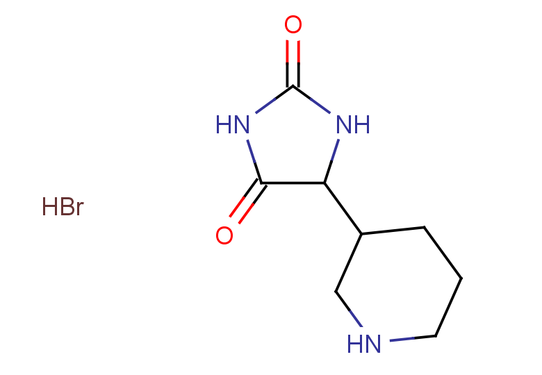 5-(piperidin-3-yl)imidazolidine-2,4-dione hydrobromide