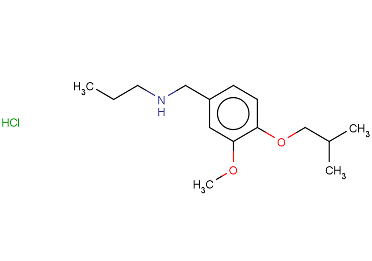 {[3-methoxy-4-(2-methylpropoxy)phenyl]methyl}(propyl)amine hydrochloride