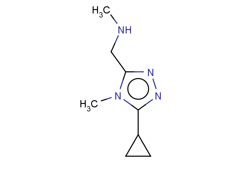 [(5-cyclopropyl-4-methyl-4H-1,2,4-triazol-3-yl)methyl](methyl)amine