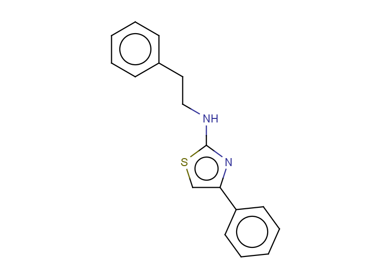 4-phenyl-N-(2-phenylethyl)-1,3-thiazol-2-amine