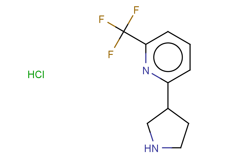 2-(pyrrolidin-3-yl)-6-(trifluoromethyl)pyridine hydrochloride