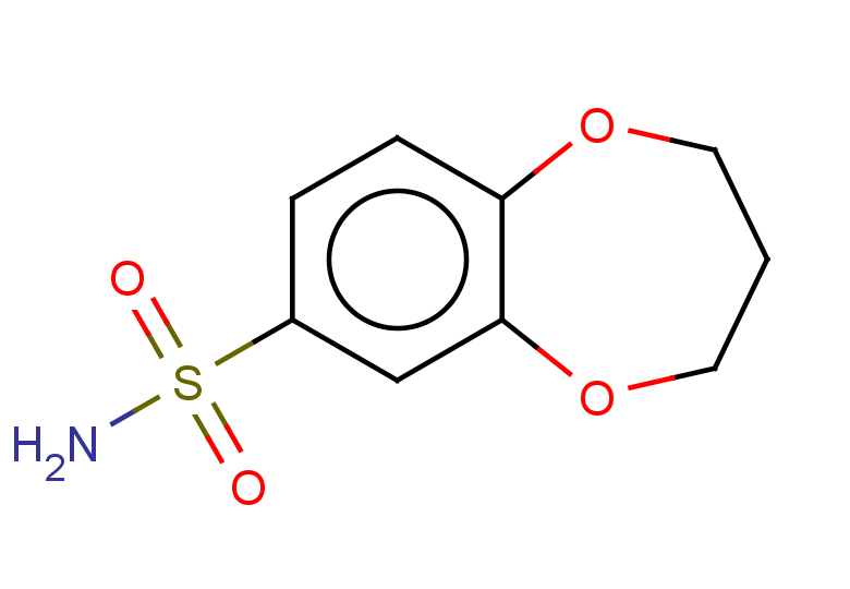 3,4-dihydro-2H-1,5-benzodioxepine-7-sulfonamide