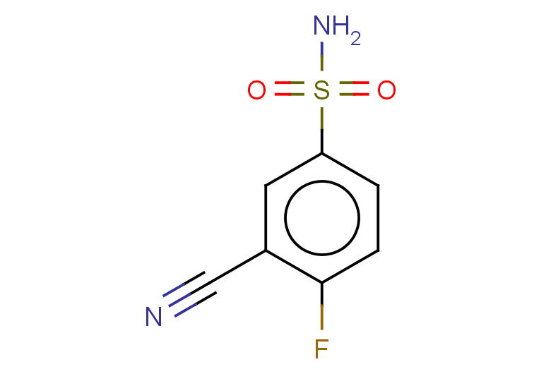 3-cyano-4-fluorobenzene-1-sulfonamide
