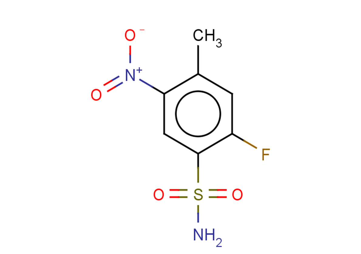 2-fluoro-4-methyl-5-nitrobenzene-1-sulfonamide