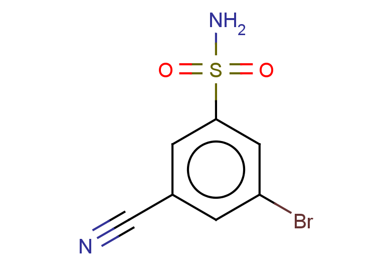 3-bromo-5-cyanobenzene-1-sulfonamide