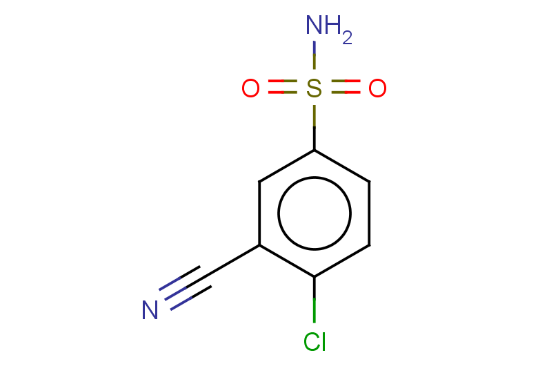4-chloro-3-cyanobenzene-1-sulfonamide