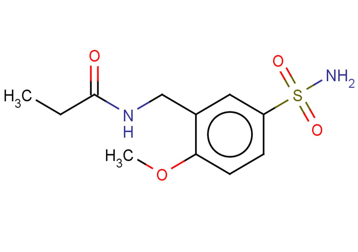 N-[(2-methoxy-5-sulfamoylphenyl)methyl]propanamide