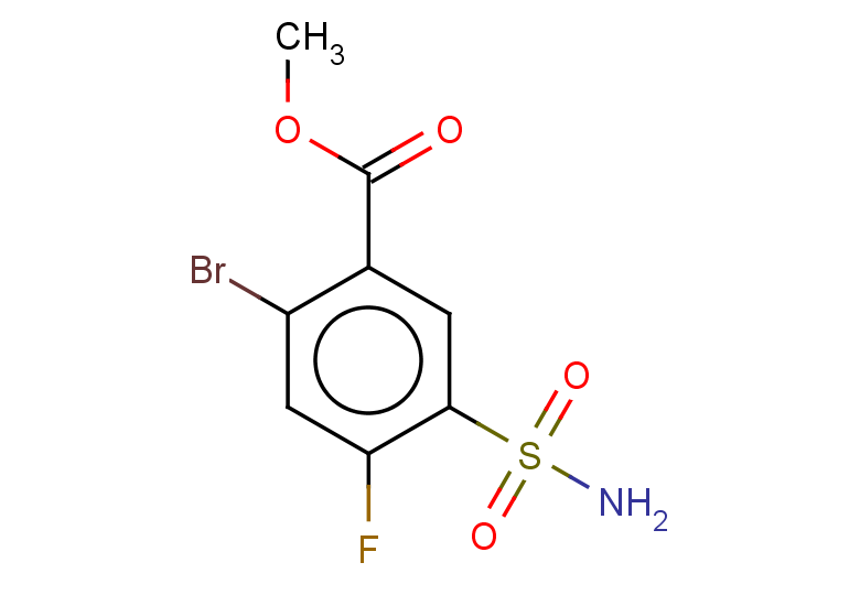 methyl 2-bromo-4-fluoro-5-sulfamoylbenzoate