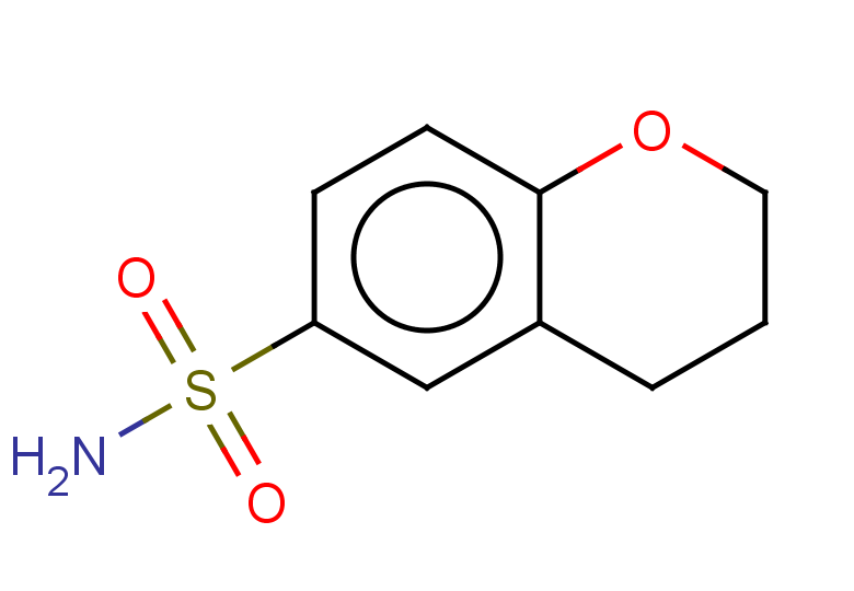 3,4-dihydro-2H-1-benzopyran-6-sulfonamide