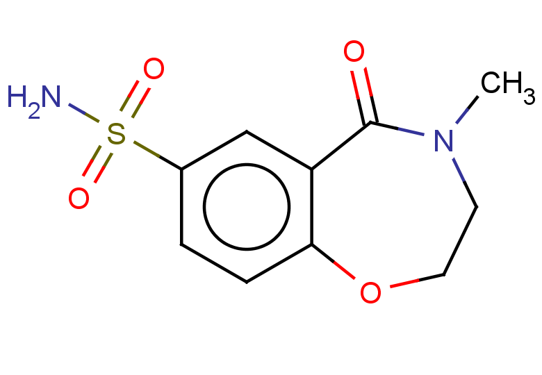 4-methyl-5-oxo-2,3,4,5-tetrahydro-1,4-benzoxazepine-7-sulfonamide