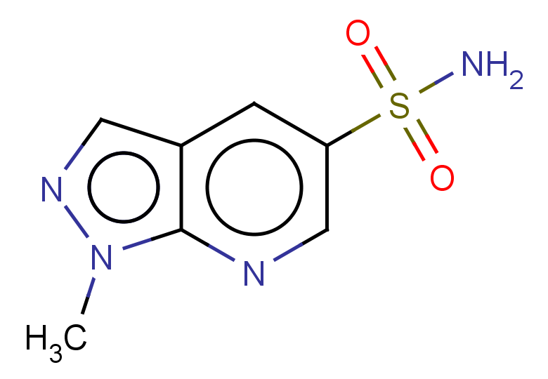 1-methyl-1H-pyrazolo[3,4-b]pyridine-5-sulfonamide