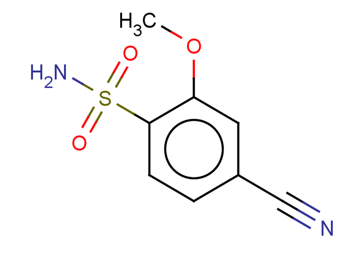 4-cyano-2-methoxybenzene-1-sulfonamide