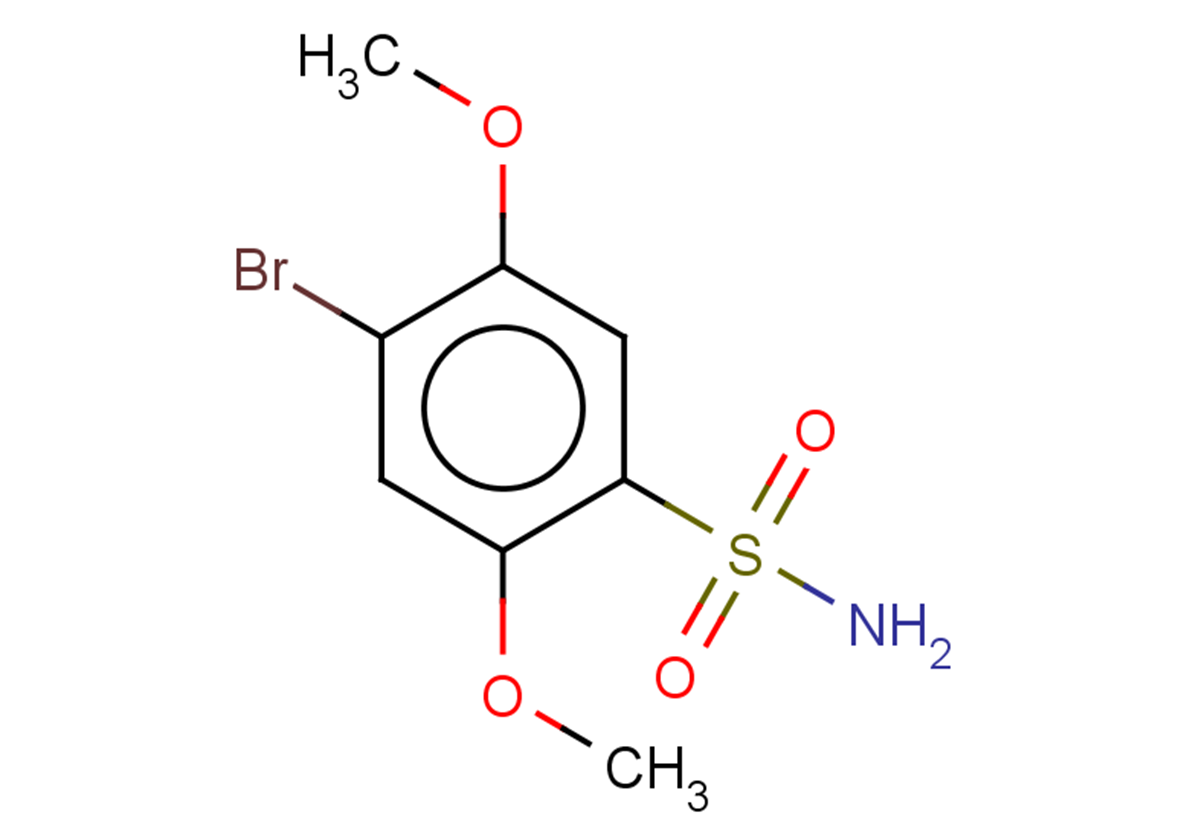 4-bromo-2,5-dimethoxybenzene-1-sulfonamide