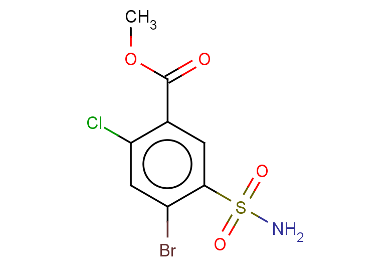 methyl 4-bromo-2-chloro-5-sulfamoylbenzoate