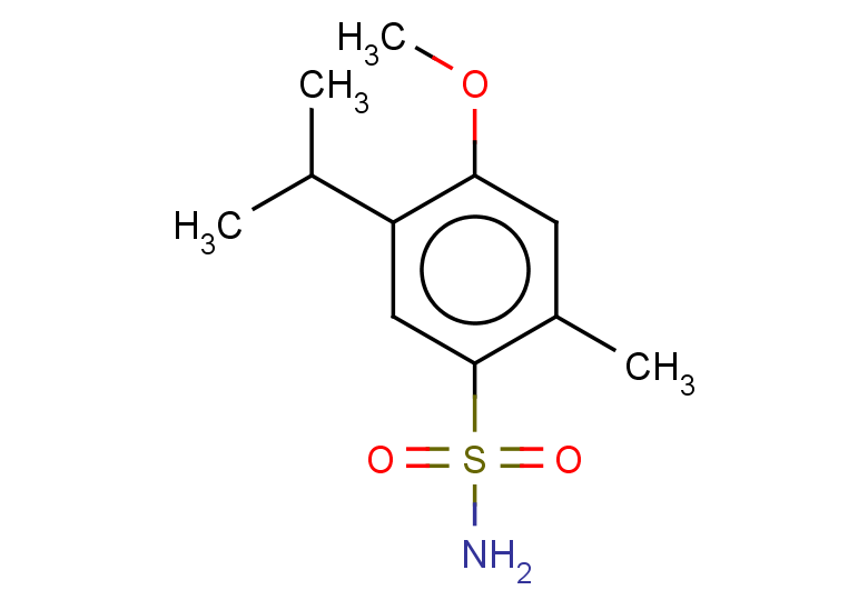 4-methoxy-2-methyl-5-(propan-2-yl)benzene-1-sulfonamide