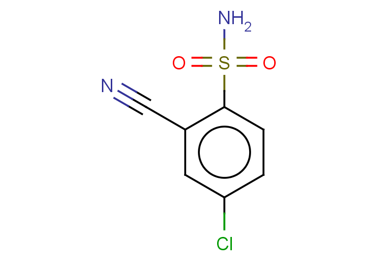 4-chloro-2-cyanobenzene-1-sulfonamide