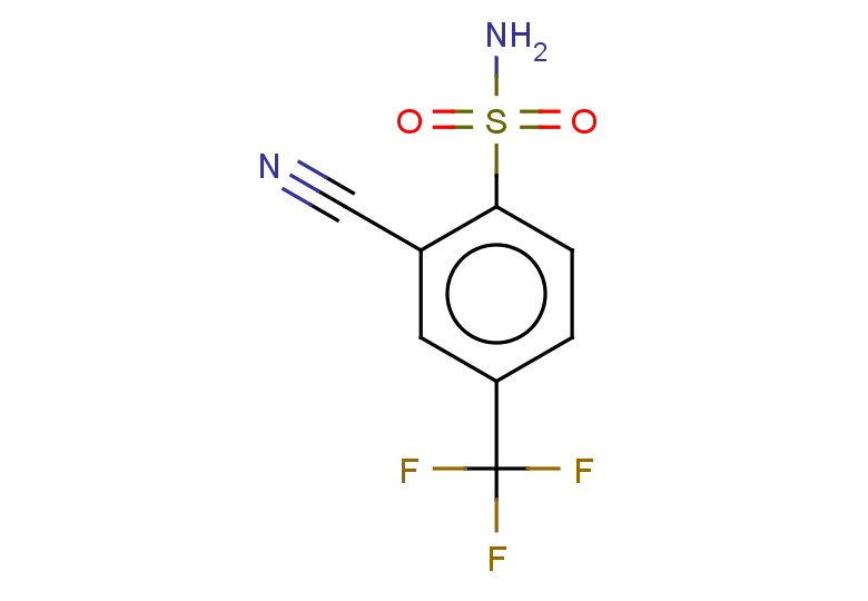 2-cyano-4-(trifluoromethyl)benzene-1-sulfonamide