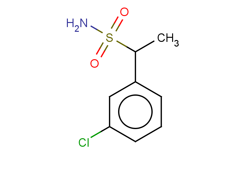 1-(3-chlorophenyl)ethane-1-sulfonamide
