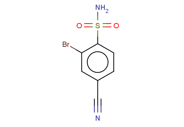 2-bromo-4-cyanobenzene-1-sulfonamide