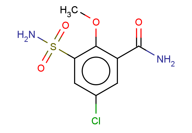 5-chloro-2-methoxy-3-sulfamoylbenzamide