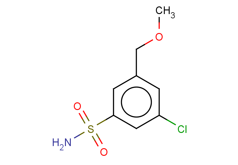 3-chloro-5-(methoxymethyl)benzene-1-sulfonamide
