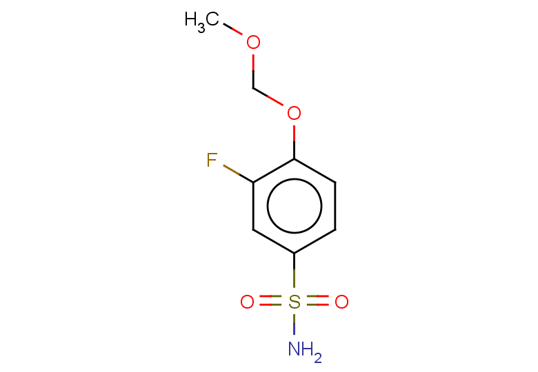 3-fluoro-4-(methoxymethoxy)benzene-1-sulfonamide