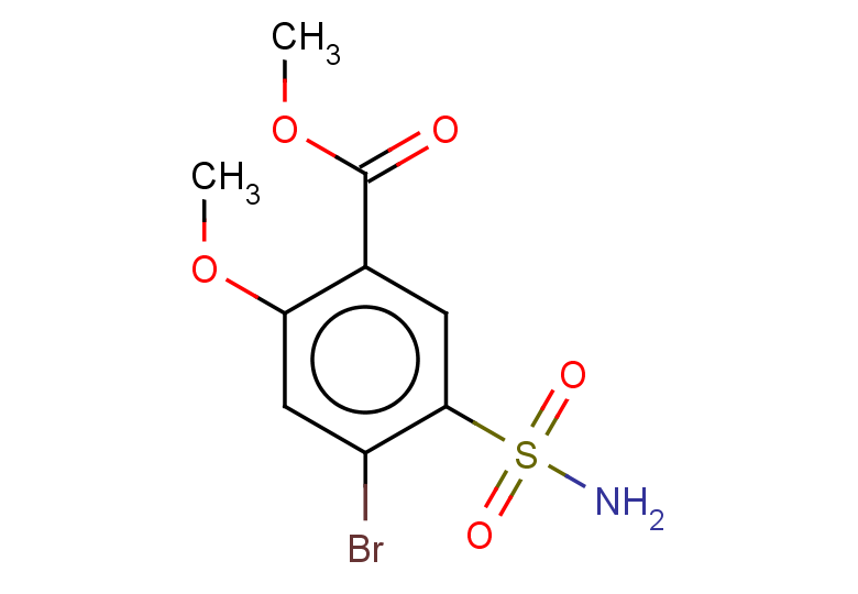 methyl 4-bromo-2-methoxy-5-sulfamoylbenzoate