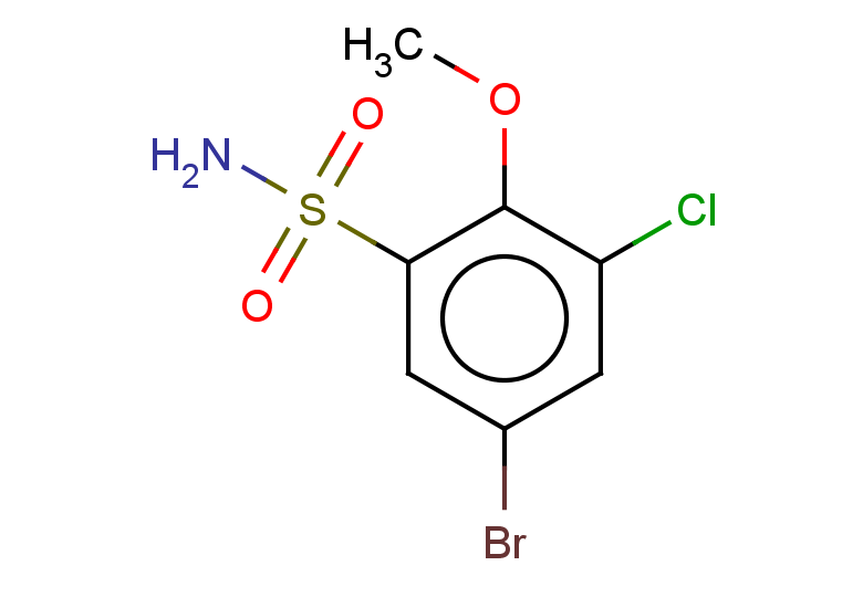 5-bromo-3-chloro-2-methoxybenzene-1-sulfonamide