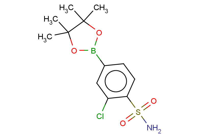 2-chloro-4-(tetramethyl-1,3,2-dioxaborolan-2-yl)benzene-1-sulfonamide