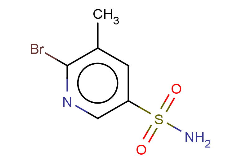 6-bromo-5-methylpyridine-3-sulfonamide