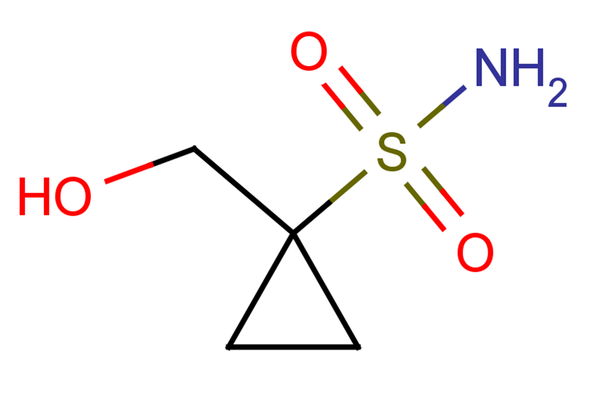 1-(hydroxymethyl)cyclopropane-1-sulfonamide