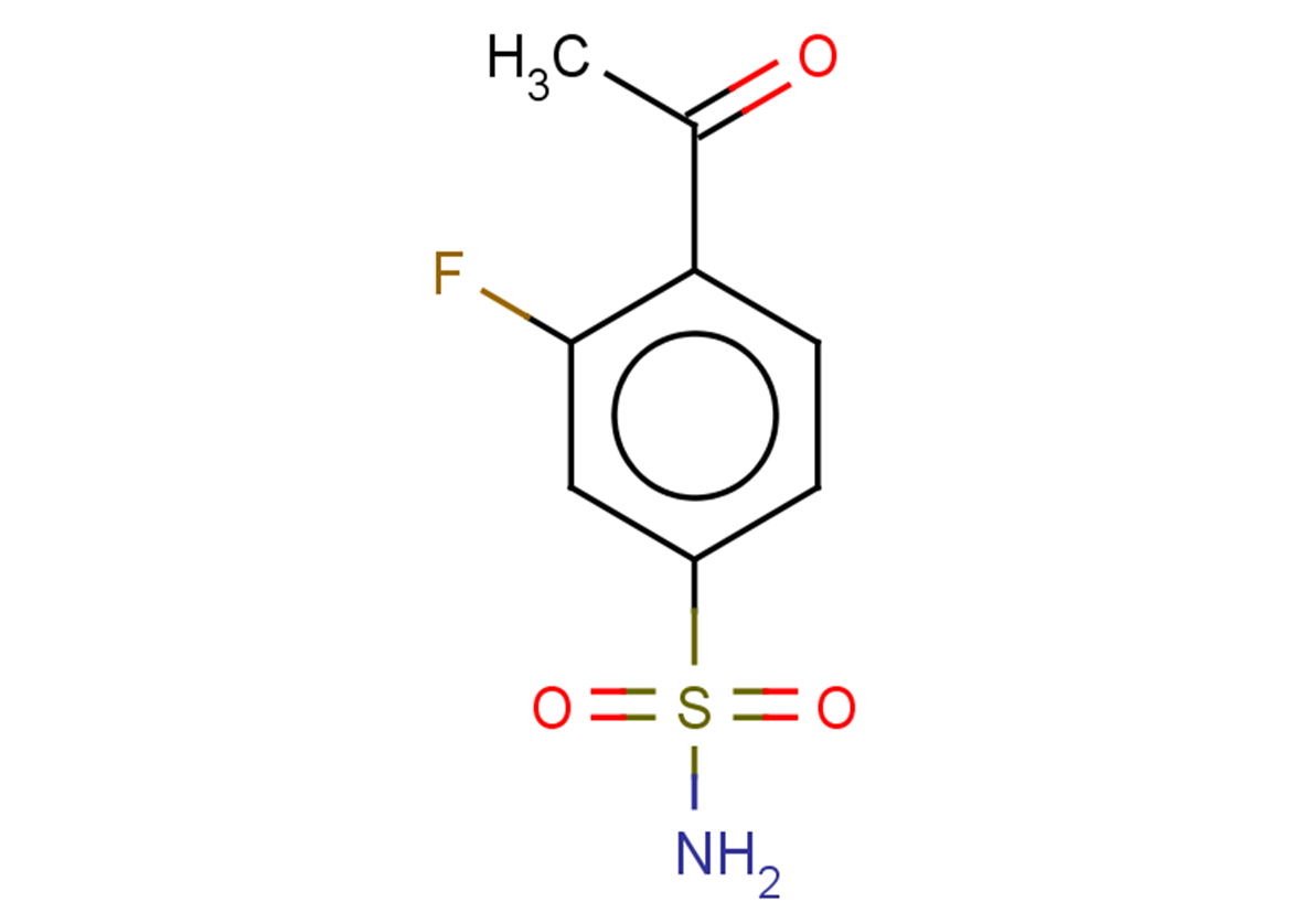 4-acetyl-3-fluorobenzene-1-sulfonamide