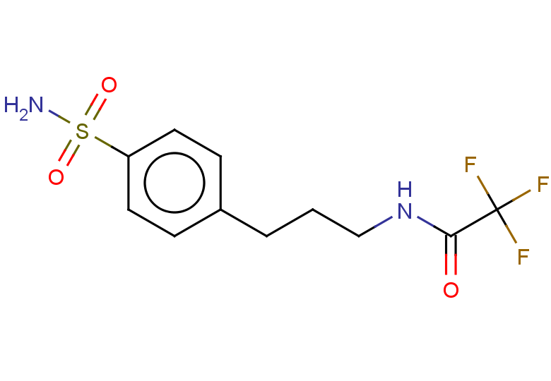 2,2,2-trifluoro-N-[3-(4-sulfamoylphenyl)propyl]acetamide