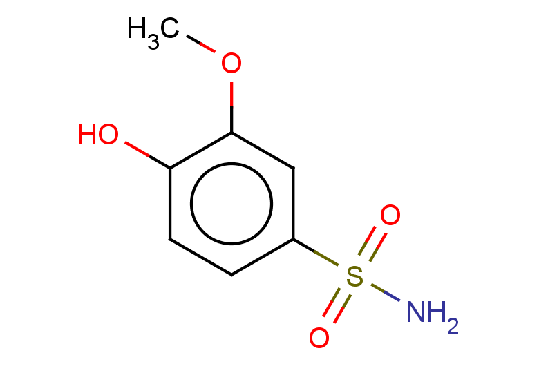4-hydroxy-3-methoxybenzene-1-sulfonamide
