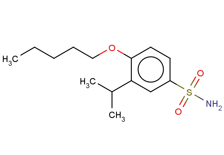 4-(pentyloxy)-3-(propan-2-yl)benzene-1-sulfonamide