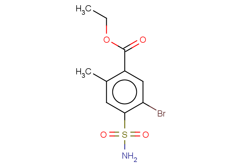 ethyl 5-bromo-2-methyl-4-sulfamoylbenzoate