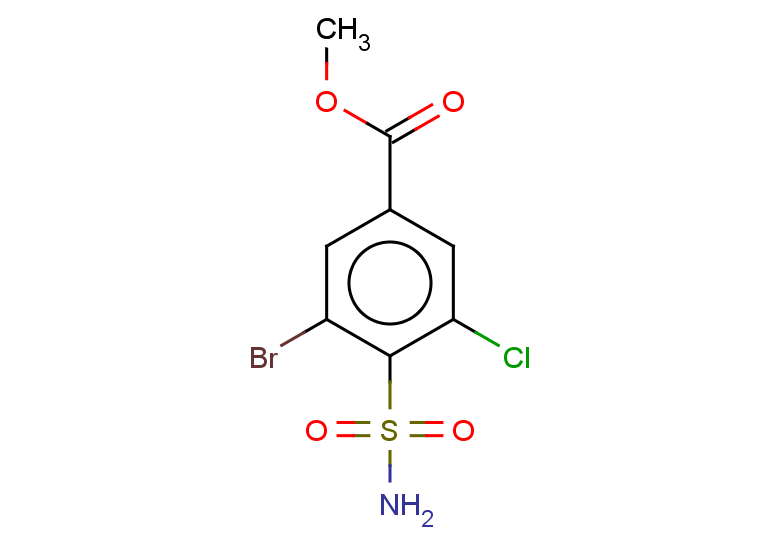 methyl 3-bromo-5-chloro-4-sulfamoylbenzoate