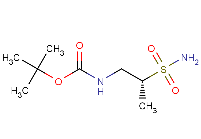 tert-butyl N-[(2R)-2-sulfamoylpropyl]carbamate